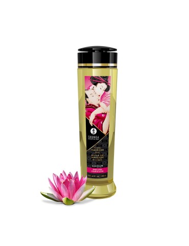 Huile de massage aphrodisiaque Coeur de Lotus 240ml - CC1223