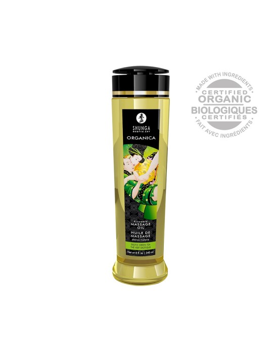 Huile de massage aphrodisiaque Organica bio thé vert 240ml - CC1311