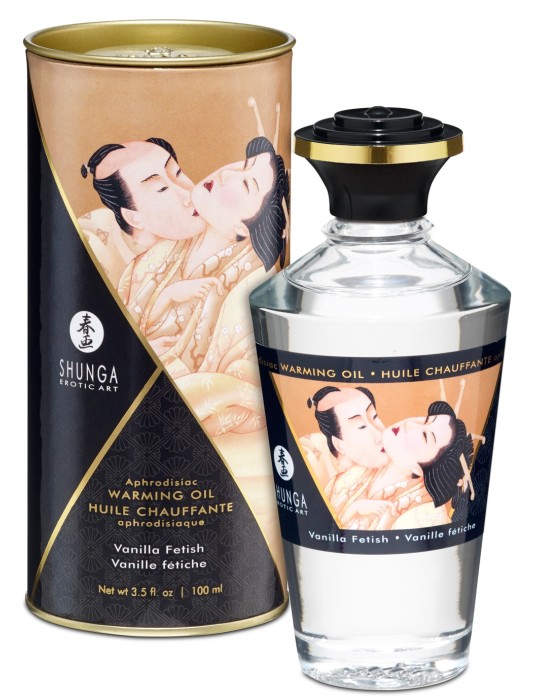 Huile chauffante vanille comestible 100ml - CC812007