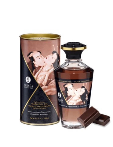 Huile chauffante chocolat comestible 100ml - CC812001