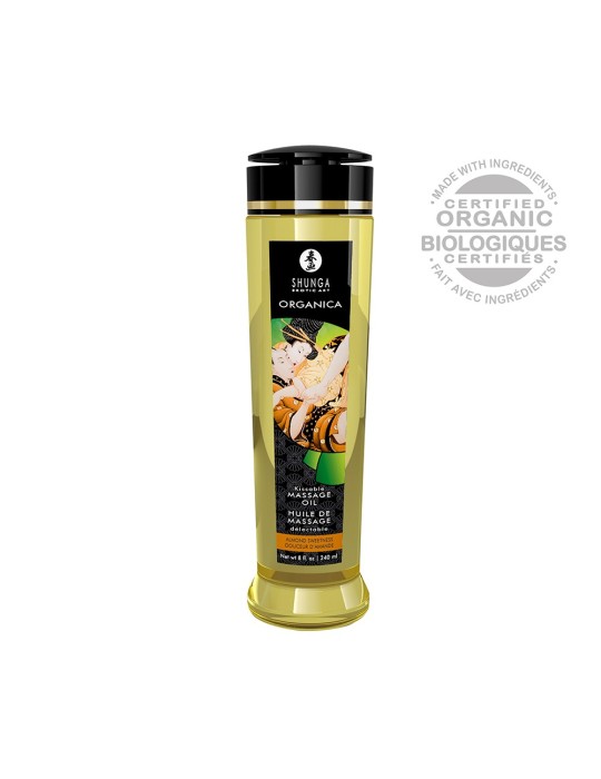 Huile de massage aphrodisiaque bio douceur d'amande 240ml - CC1312