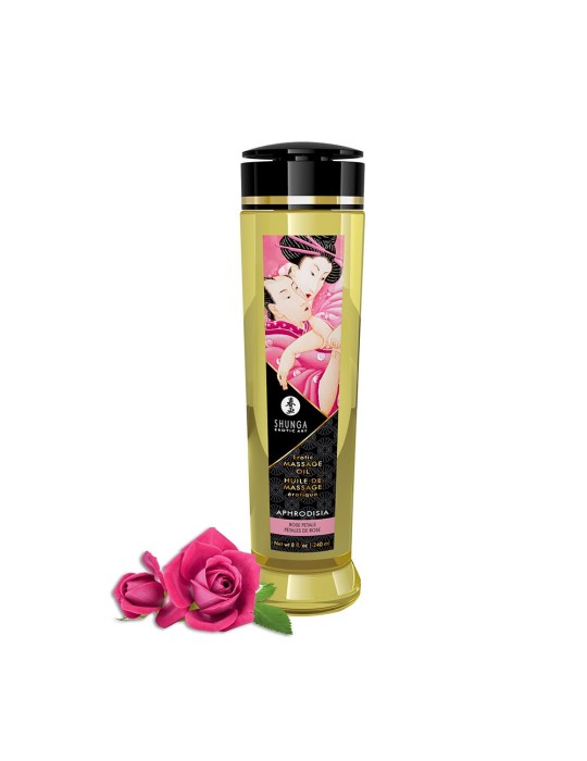 Huile de massage aphrodisiaque à la rose 240ml - CC1200