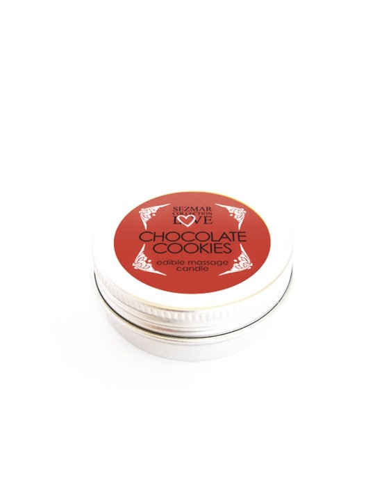 Mini Bougie de massage Chocolat Cookies 30ml - SEZ068