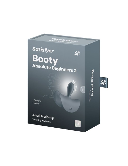 Vibromasseur anal unisexe gris Booty Absolute Beginners 2 Satisfyer - CC597864