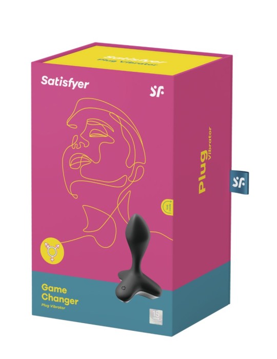 Vibromasseur anal USB noir Game Changer Satisfyer - CC597848