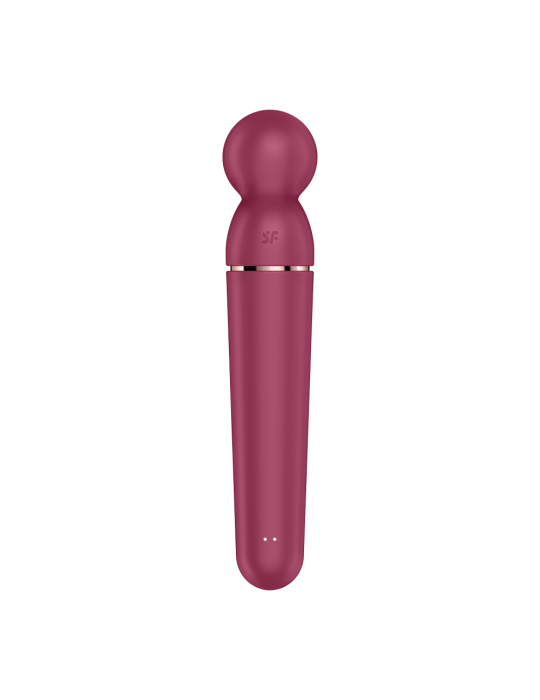 Vibromasseur wand rouge USB 60 vibrations Planet Wand-er Satisfyer - CC597844