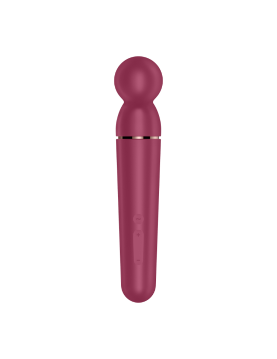 Vibromasseur wand rouge USB 60 vibrations Planet Wand-er Satisfyer - CC597844