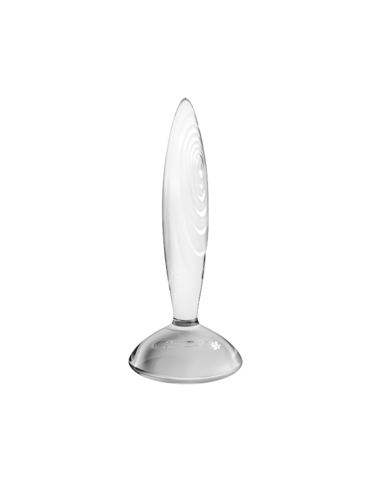 Gode anal en verre borosilicaté massif transparent Sparkling Crystal Satisfyer - CC597830