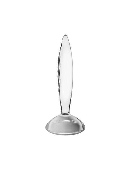 Gode anal en verre borosilicaté massif transparent Sparkling Crystal Satisfyer - CC597830