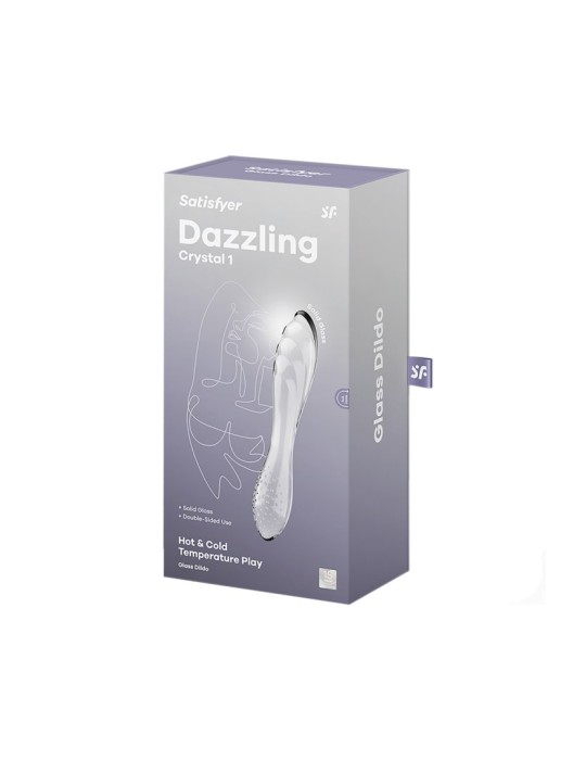 Gode en verre transparent haute qualité Dazzling Crystal 1 Satisfyer - CC597832