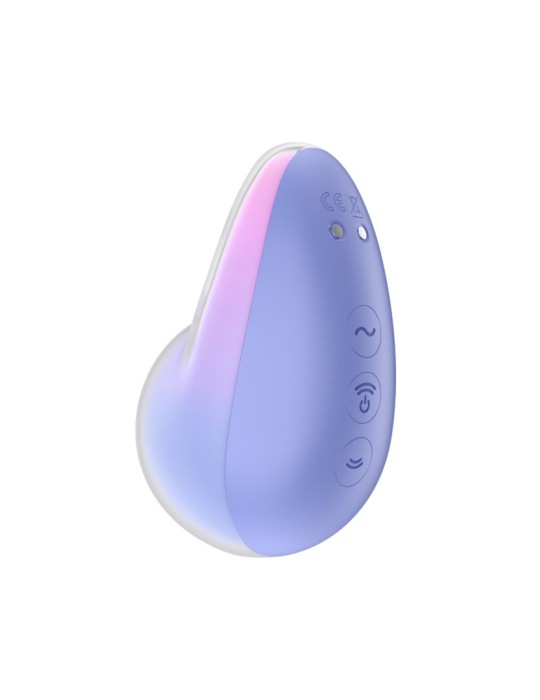 Stimulateur clitoridien par onde de pression sans contact et par vibration USB violet et rose, Pixie Dust Satisfyer - CC597836