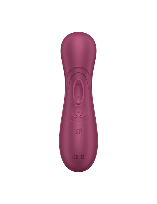 Stimulateur de clitoris 2 embouts avec techonologie Liquid Air Pro 2 Generation 3 rouge USB Satisfyer - CC597814