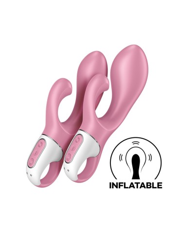 Vibromasseur Rabbit gonflant rose Air Pump Bunny 2 USB Satisfyer - CC597820