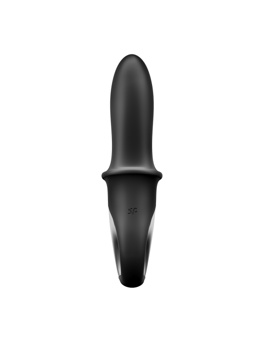 Vibromasseur noir USB, chauffant et connecté Hot Passion Satisfyer - CC597790