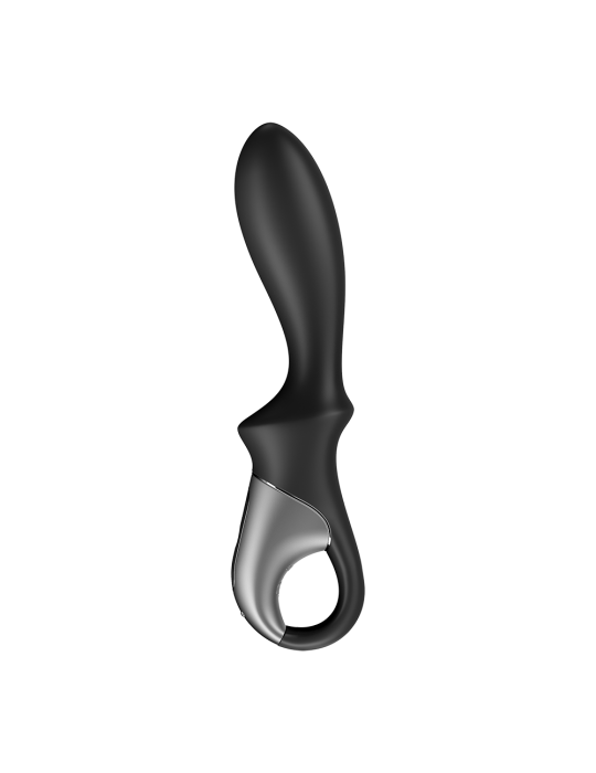 Vibromasseur noir USB, chauffant et connecté Heat Climax Satisfyer - CC597789