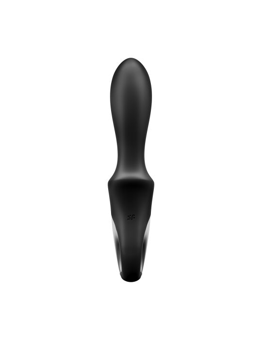 Vibromasseur noir USB, chauffant et connecté Heat Climax Satisfyer - CC597789