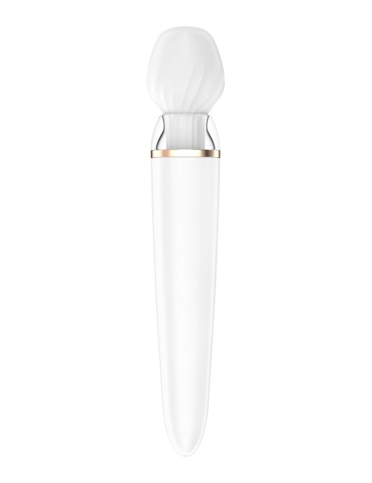 Double wand blanc connecté USB Double Wand-er Satisfyer - CC597756