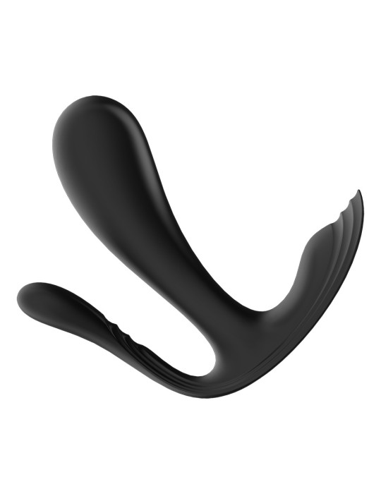 3 en 1 Vibromasseurs et stimulateur clitoridien noir connecté Top Secret  Satisfyer - CC597754