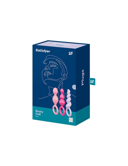 Coffret 3 plugs satisfyer couleur Booty Call - CC597160