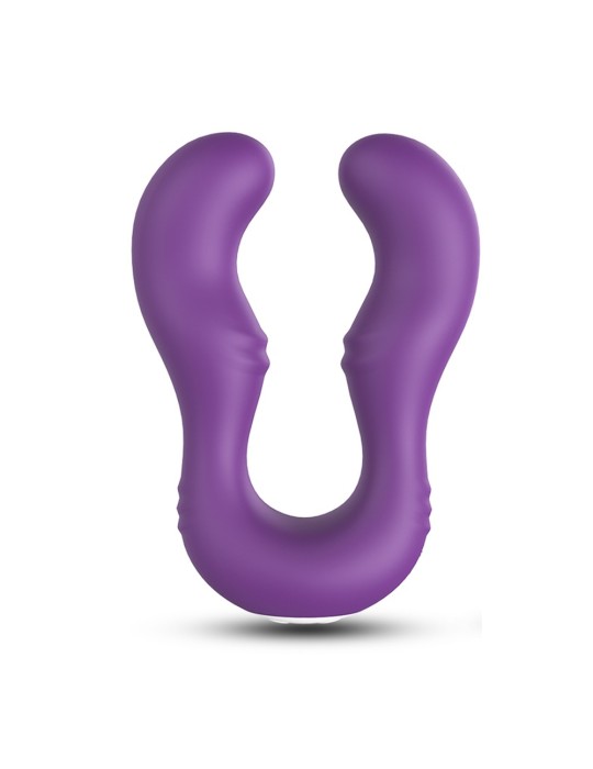 Vibromasseur Violet en forme de U double tête stimulateur point G - USK-V07PUR