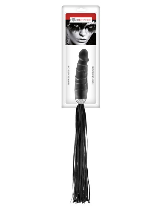 Martinet avec manche gode noir Fetish Tentation - CC570403