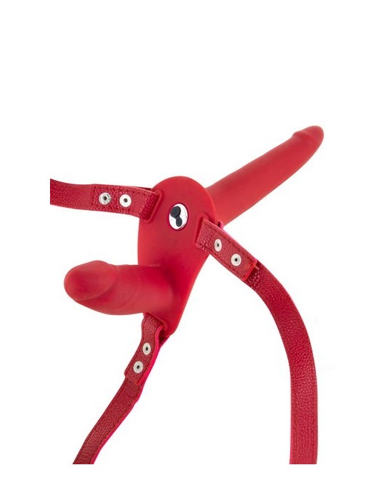 Double gode ceinture rouge vibrant - CC5310020030