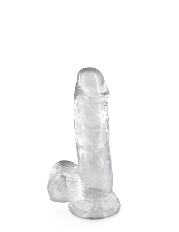 Gode jelly transparent ventouse taille S 15.3cm - CC570122