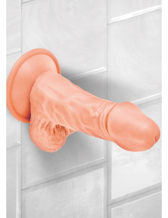 Gode réaliste avec testicules et ventouse 13cm - CC514115