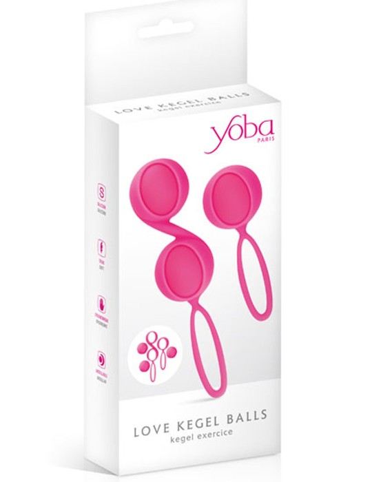 Set de boules de Geisha roses à billes amovibles - CC5260020050