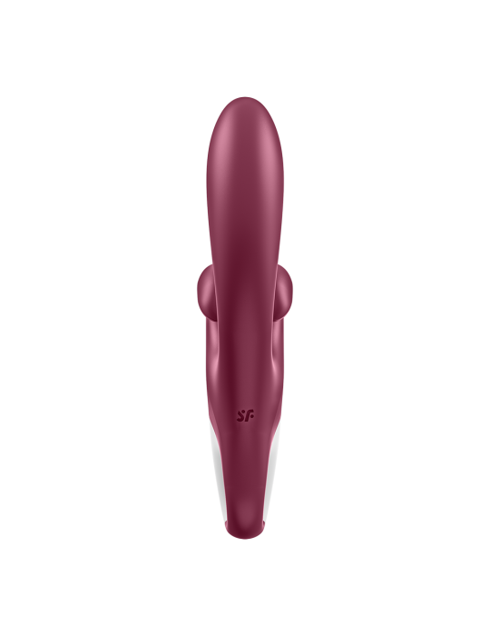 Vibromasseur rabbit point G rouge double stimulation clitoridienne Touch Me Satisfyer - CC597811SA