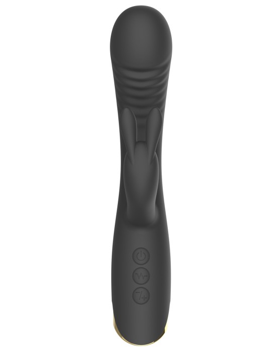 Vibromasseur triple stimulation très puissant noir USB - WS-NV062BLK