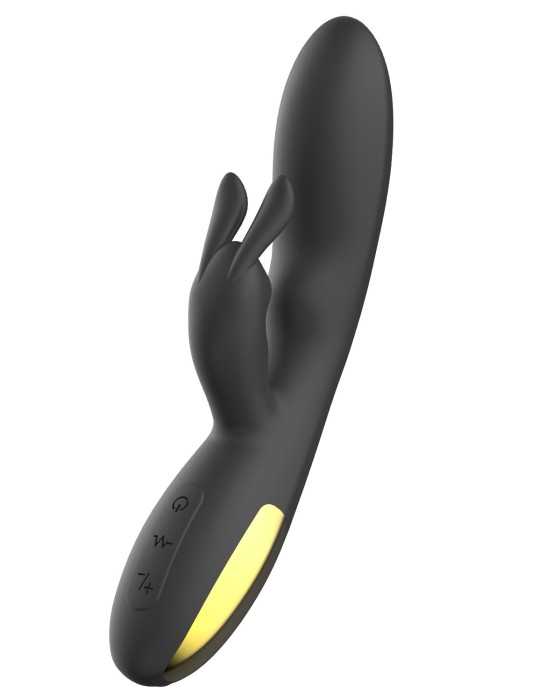 Vibromasseur rabbit noir Luxe très puissant, USB - WS-NV027