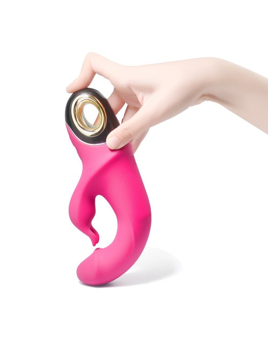 Vibromasseur Rabbit rose 9 modes de vibrations puissantes - USK-V10PNK