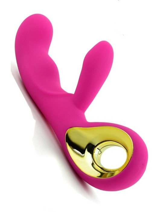 Vibromasseur rabbit USB rose point G - CR-VA015