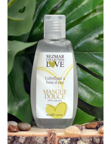 Lubrifiant à base d'eau 100% naturel Mangue Douce 90 ml - SEZ079