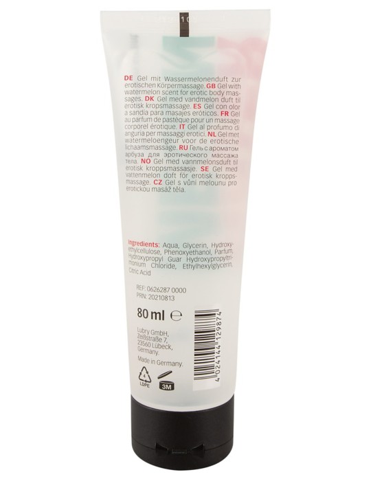 Lubrifiant à base d'eau arôme pastèque 80 ml - R626287