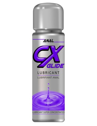 Lubrifiant anal à base d'eau 100 ML CX GLIDE - CC800127