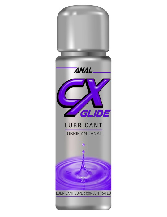 Lubrifiant anal à base d'eau 100 ML CX GLIDE - CC800127