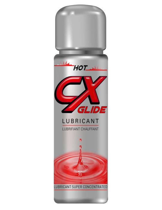 Lubrifiant chauffant à base d'eau 100 ML CX GLIDE - CC800130