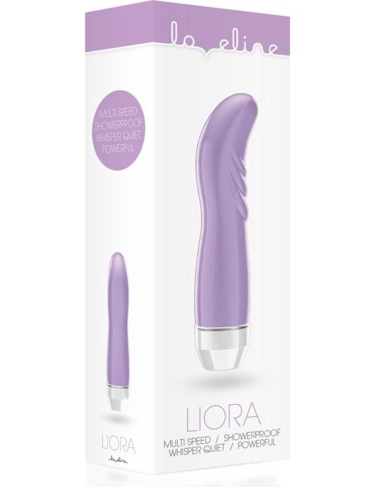 Vibromasseur avec strie violet point G multivitesse - LOV005PUR