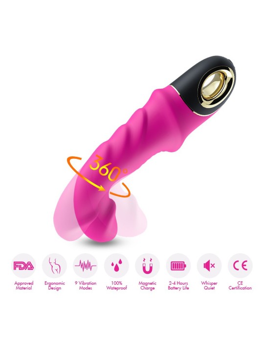 Vibromasseur rose G-spot Joy Blade vibrations puissantes - USK-V14PNK