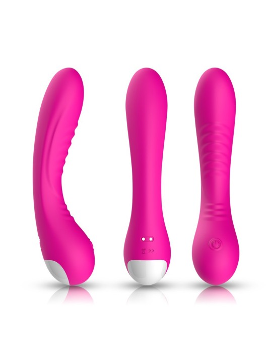 Vibromasseur courbé 9 modes de vibration rose - USK-V01PNK