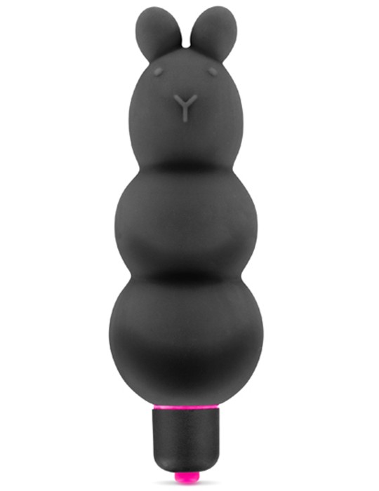 Vibromasseur stimulateur noir 7 vitesses silicone waterproof - CC5740000010