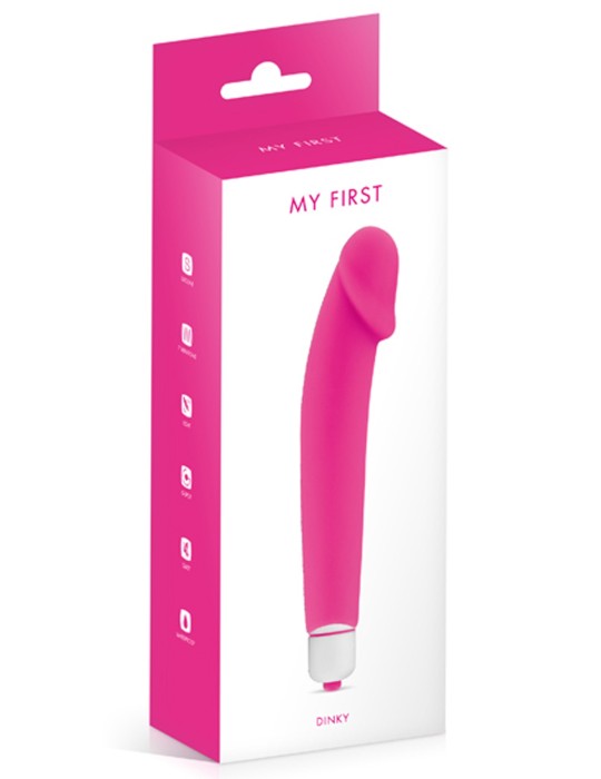 Vibromasseur rose 7 vitesses réaliste silicone lisse - CC5740070050