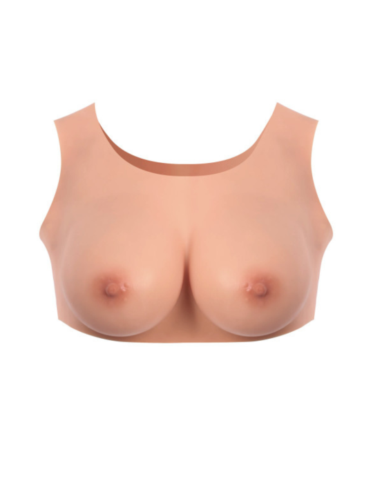 Buste seins réaliste couleur peau claire Taille S Bonnet C - CC730014019403